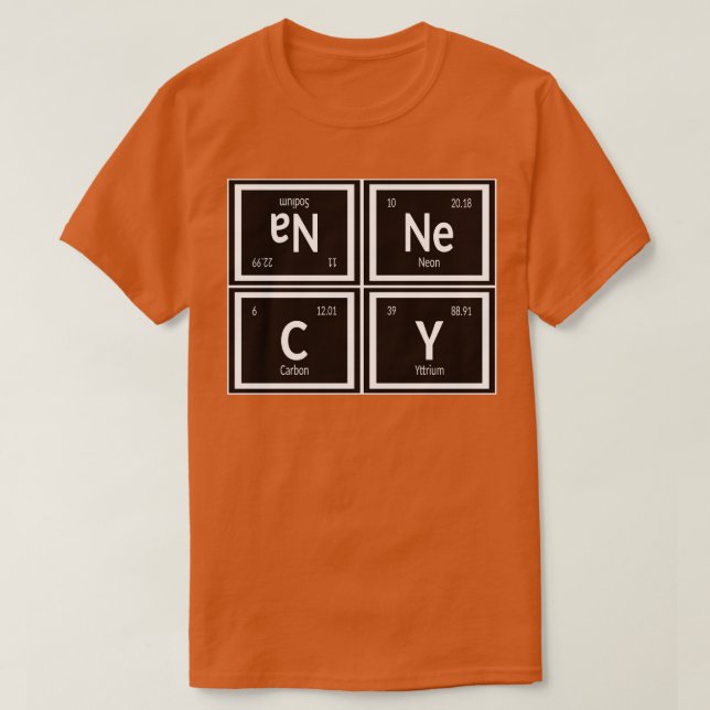 Stadtplan der Elemente von Annecy T-Shirt (Design vorne)