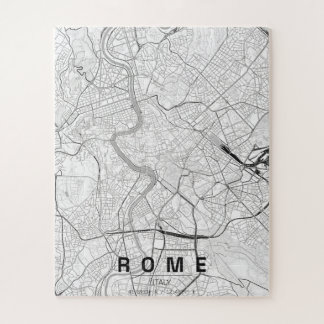 Stadtplan Rom Italien Minimales Design