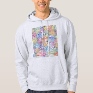 Stadtplan von Bangkok Thailand Hoodie