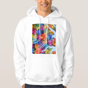 Stadtplan von Brasília Brasilien Hoodie