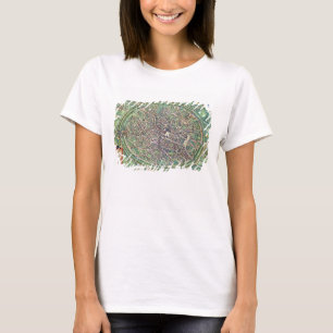 Stadtplan von Brügge, von 'Civitates Orbis Terrar T-Shirt