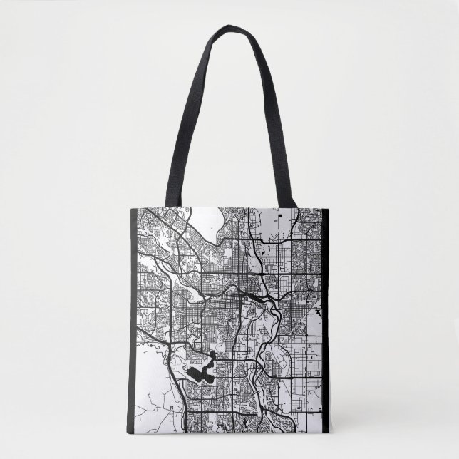 Stadtplan von Calgary Kanada Tasche (Vorderseite)