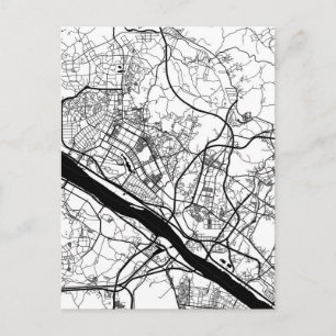 Stadtplan von Goyang-si Südkorea Postkarte