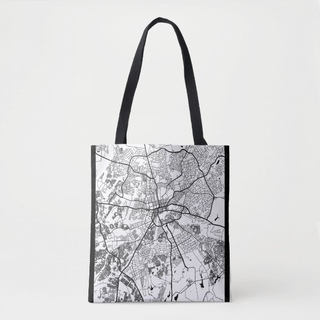 Stadtplan von Harare Simbabwe Tasche (Vorderseite)