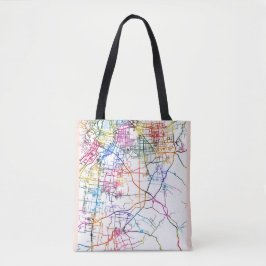Stadtplan von Jinzhong, China Tasche