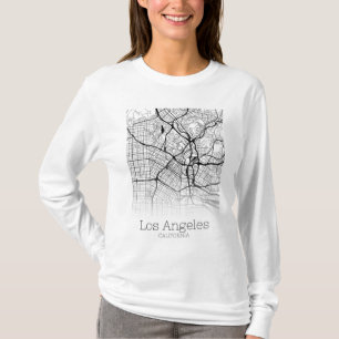 Stadtplan von Los Angeles T-Shirt