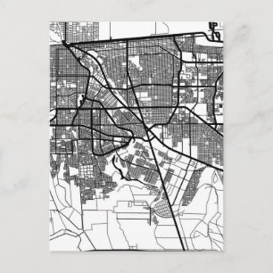 Stadtplan von Mexicali, Mexiko-Stadt Postkarte