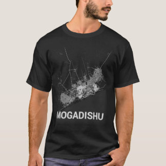 Stadtplan von Mogadischu (GROSSER DRUCK) T-Shirt