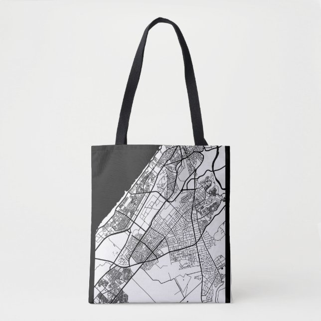 Stadtplan von Rabat Marokko Tasche (Vorderseite)