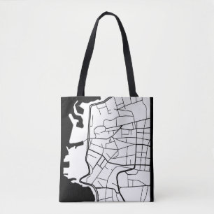 Stadtplan von Ras Beirut Libanon Tasche