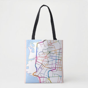 Stadtplan von Ras Beirut Libanon Tasche