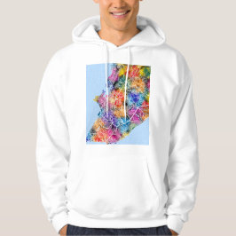 Stadtplan von Salvador Brasilien Hoodie