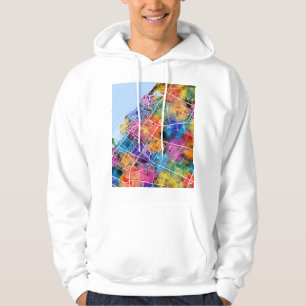 Stadtplan von Schardscha Vereinigte Arabische Emir Hoodie