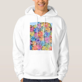 Stadtplan von Surabaya Indonesien Hoodie