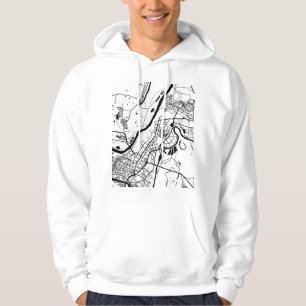 Stadtplan von Ufa Russland Hoodie