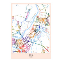 Stadtplan von Ufa Russland