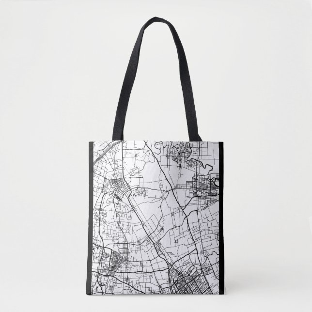 Stadtplan von Yancheng China Tasche (Vorderseite)