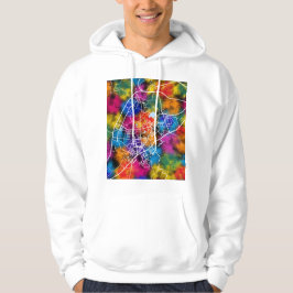 Stadtplan von Yunfu, China Hoodie