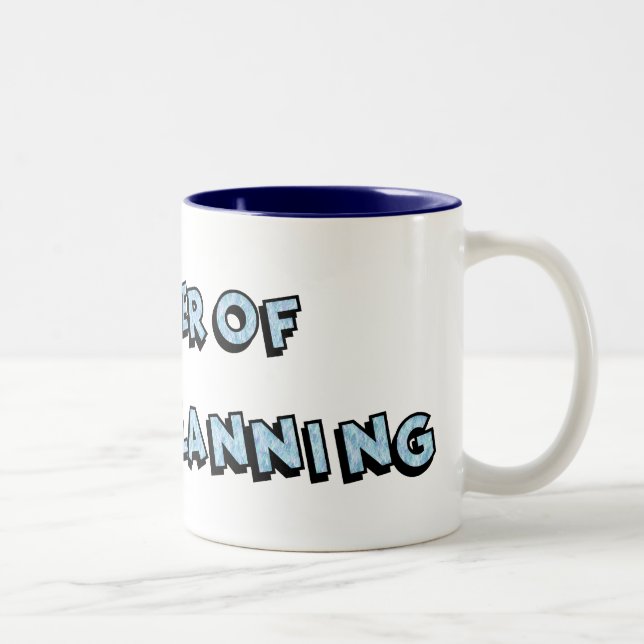 Stadtplanung Zweifarbige Tasse (Rechts)