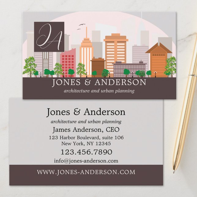 Stadtplanungsarchitektur - Business Card Visitenkarte (Von Creator hochgeladen)