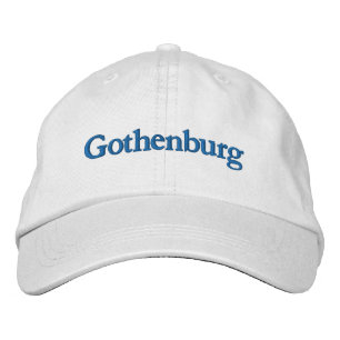 Stadtplatz Göteborg Bestickte Baseballkappe