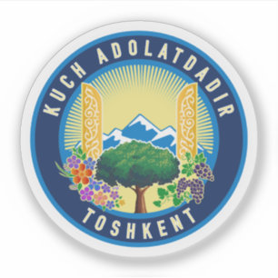Stadtsiegel von Taschkent, Usbekistan Aufkleber