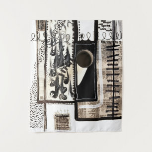 Stadtsprachplakat Wandteppich