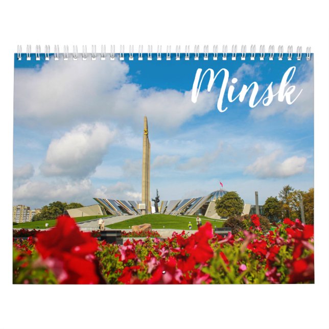 Stadtstraßen der belarussischen Minsk-Architektur  Kalender (Titelbild)