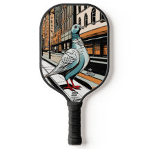 Stadttaube Personalisiertes Pickleball-Paddel