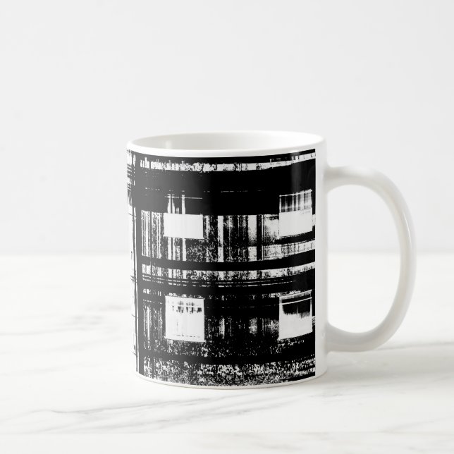 Stadtturmblock mit hohem Kontrast Kaffeetasse (Rechts)
