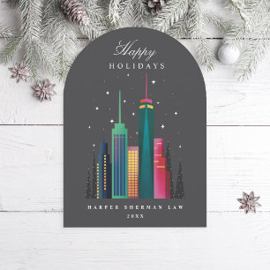 Stadtverwaltung Skyline Business Arch Diecut Einladung