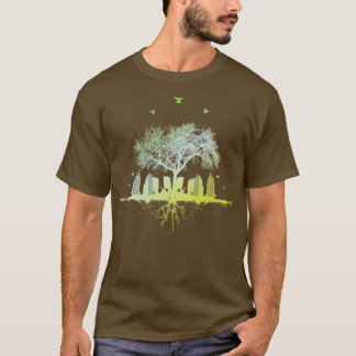 Stadtwaldvögel in der Stadt T-Shirt