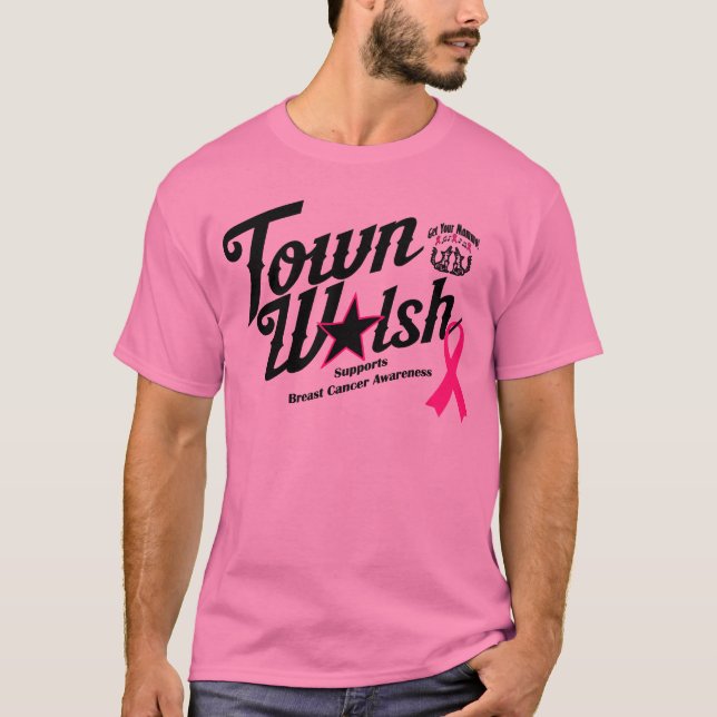 Stadtwalsh unterstützt das Bewusstsein für Brustkr T-Shirt (Vorderseite)