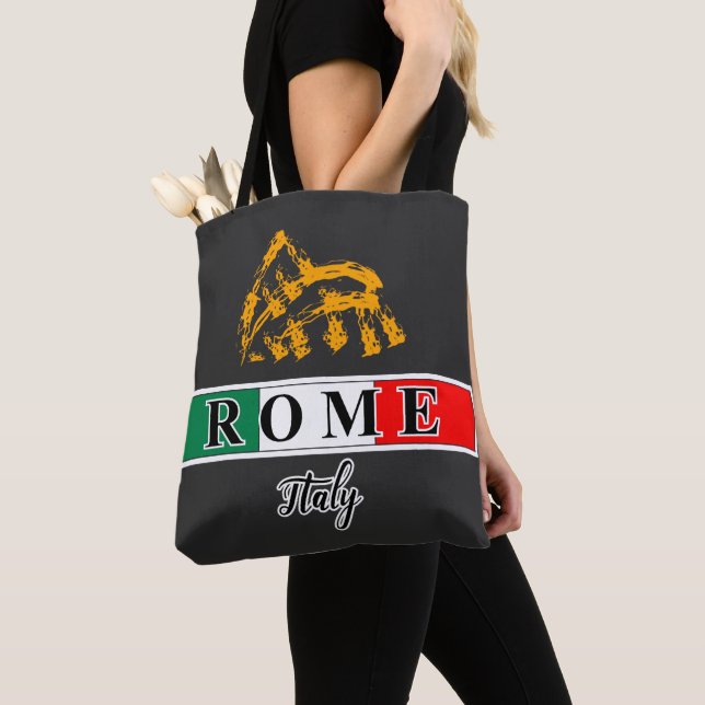 Stadtzeichen Rom Tasche (Von Nahem)