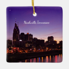 Stadtzentrum Nashville, Tennessee - Keramik Keramikornament