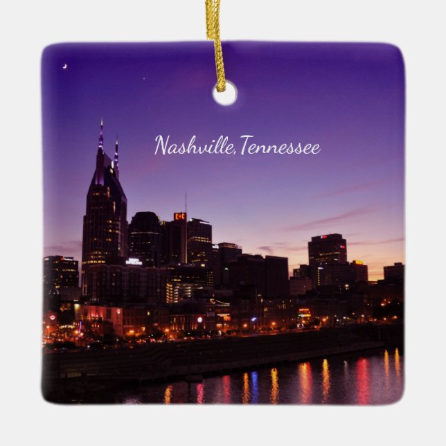 Stadtzentrum Nashville, Tennessee - Keramik Keramikornament (Vorderseite)