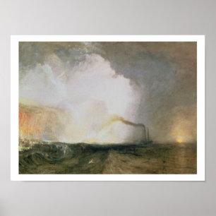 Staffa, Fingal's Cave, 1832 (Öl auf Leinwand) Poster