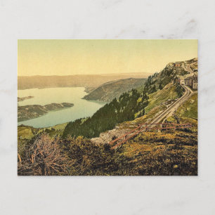 Staffel und Zug Lake, Rigi, Schweiz, Klassiker Ph. Postkarte