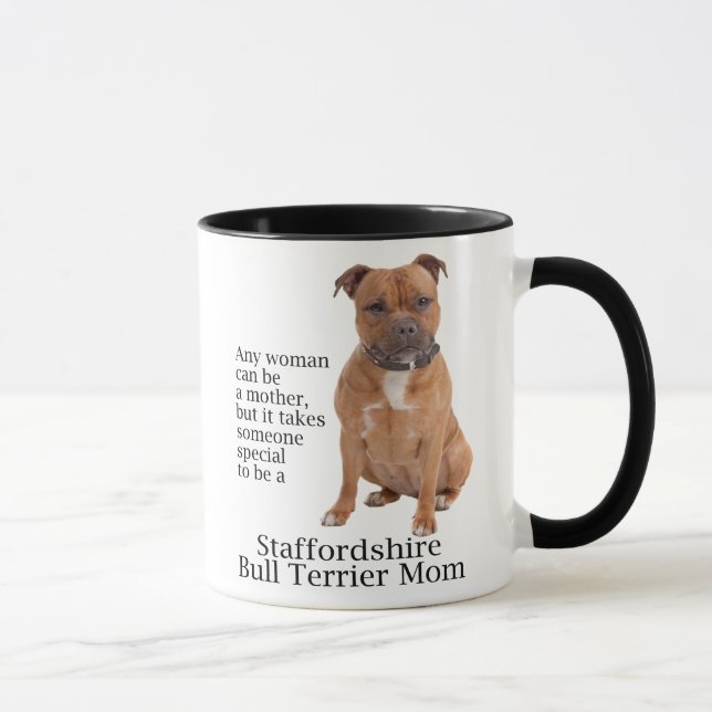Staffie Maman Mug (Droite)