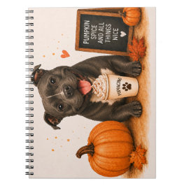 Staffie Pumpkin Spice Notizblock