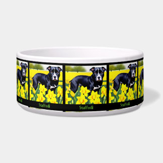 Staffodil - Staffy in the Daffodil Napf