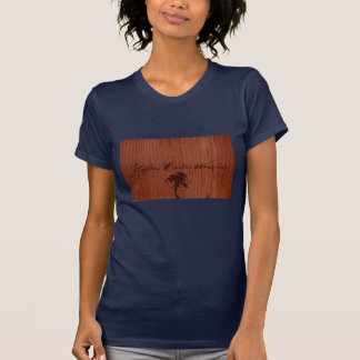 Stafford kundenspezifisches Holzarbeit-Logo T-Shirt