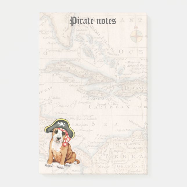 Stafford Pirate Post-it Klebezettel (Vorderseite)