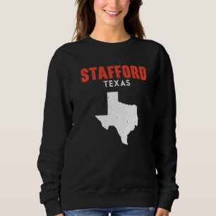 Stafford Texas USA Staat America Travel Texas Sweatshirt