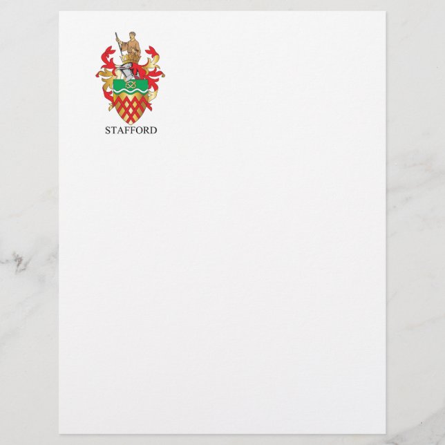 Stafford-Wappen (Vorderseite)