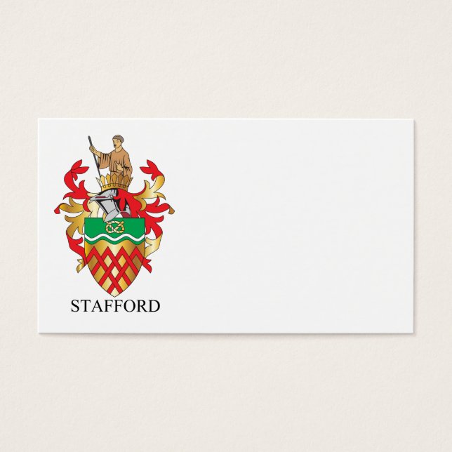 Stafford-Wappen (Vorderseite)