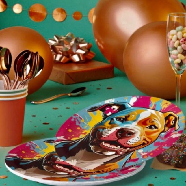 Staffordshire Birthday Fun Pappteller (Von Creator hochgeladen)