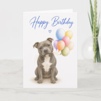 Staffordshire Bull Geburtstag