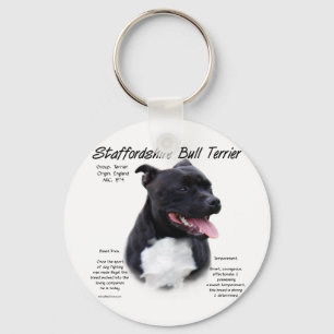Staffordshire Bull Terrier History Design Schlüsselanhänger