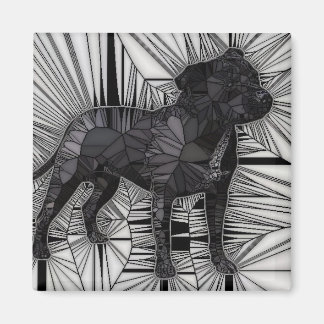 Staffordshire Bull Terrier Mosaic magnete Magnet